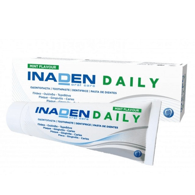 Inaden Daily Toothpaste Mint Flavour 75ml - Οδοντόκρεμα καθημερινής χρήσης με άρωμα μέντας