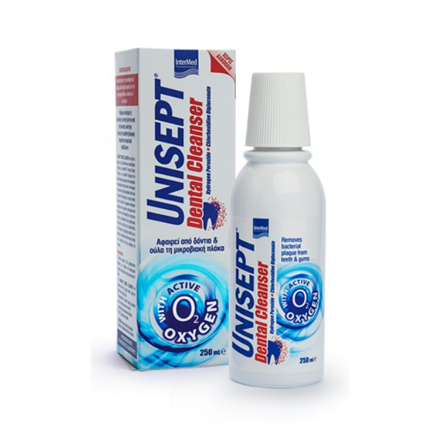 Intermed Unisept Mouthwash Dental Cleanser 250ml - Στοματικό διάλυμα Καθημερινής χρήσης