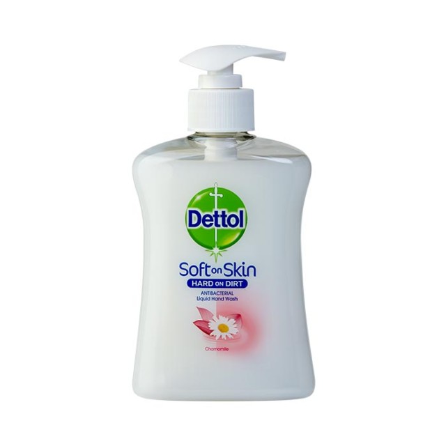 Dettol Antibacterial Liquid Hand Wash Chamomile 250ml – Αντιβακτηριδιακό Κρεμουσάπουνο με Χαμομήλι