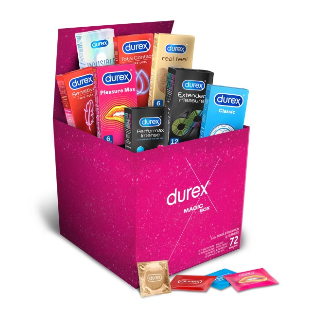 Durex Magic Box - Προφυλακτικά Ποικιλία 72τμχ.