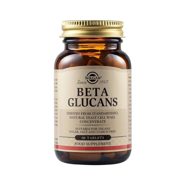 Solgar Beta Glucans 60tabs – Διέγερση Ανοσοποιητικού Συστήματος