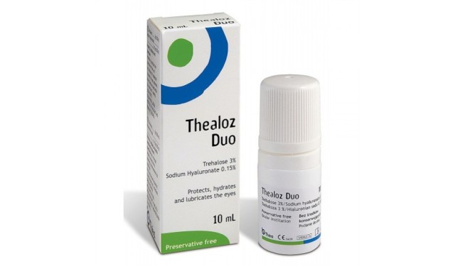 Thealoz Duo Eye Drops 10ml - Οφθαλμικές σταγόνες με Υαλουρονικό οξύ για την ξηροφθαλμία