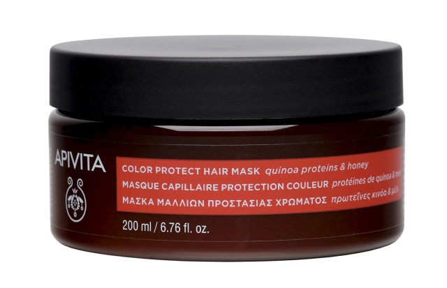 Apivita Color Protect 200ml - Μάσκα Μαλλιών Προστασίας Χρώματος Με Ηλίανθο & Μέλι