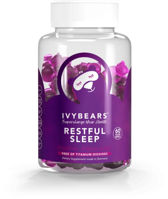 Ivybears Restful Sleep 60Ζελεδάκια - Συμπλήρωμα Διατροφής για τον Ύπνο