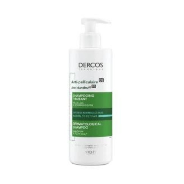 Dercos Anti-Dandruff DS Shampoo for Dry Hair 390ml - Αντιπιτυριδικό Σαμπουάν για Ξηρά Μαλλιά