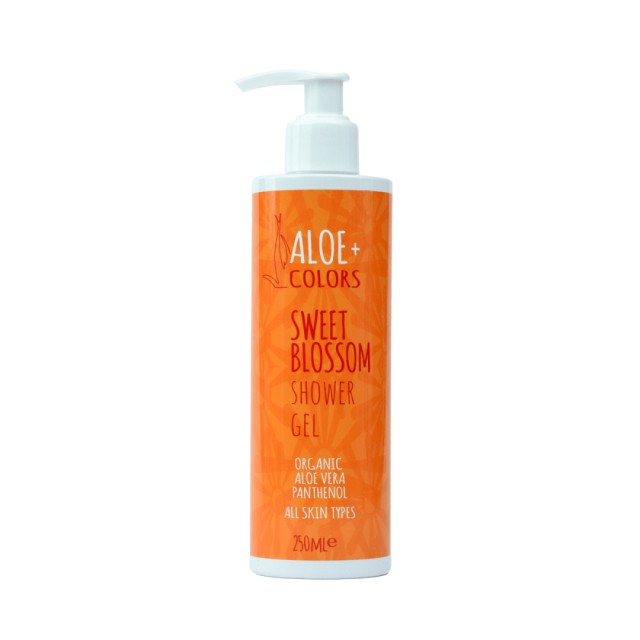 Aloe Colors Shower gel Sweet Blossom 250ml – Αφρόλουτρο με Άρωμα Βανίλιας & Πορτοκαλιού