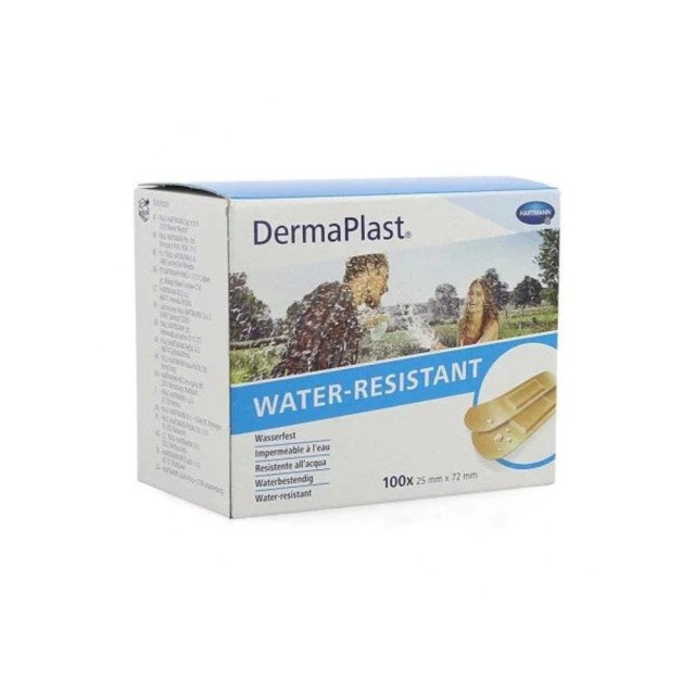 Hartmann DermaPlast Water Resistant – Υποαλλεργικά Αυτοκόλλητα Επιθέματα Τραυμάτων 100τμχ