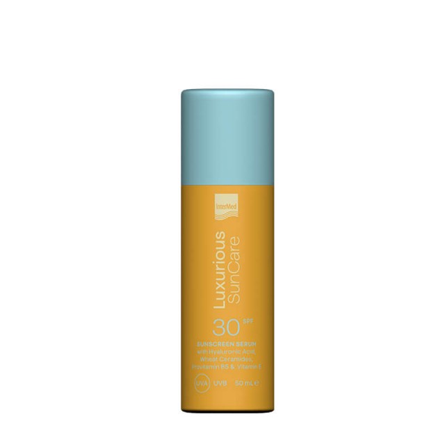 Intermed Luxurious Sun Care Sunscreen Serum SPF30 50ml – Αντηλιακός ορός εντατικής ανάπλασης