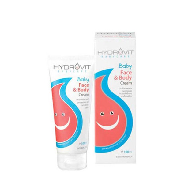 Hydrovit Baby Face & Body Cream 100ml - Βρεφική Ενυδατική Κρέμα για Πρόσωπο και Σώμα
