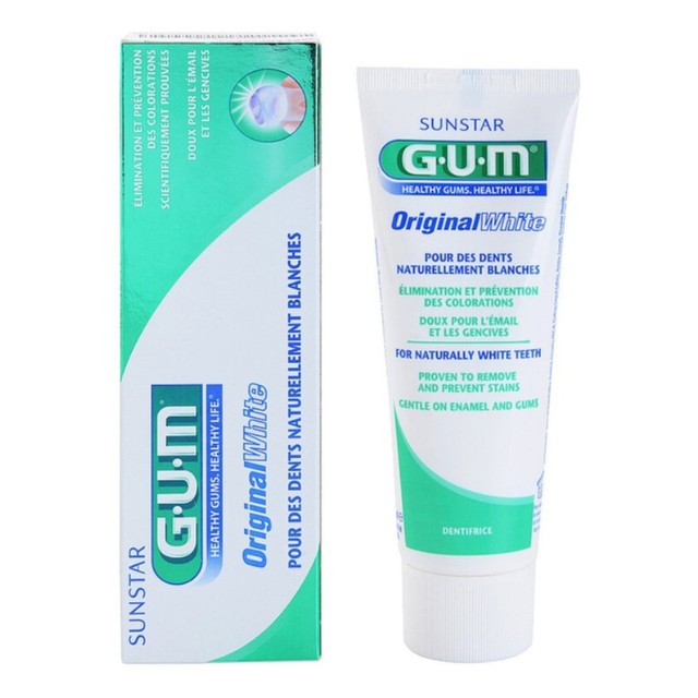 Gum 1745 Original White 75ml - Οδοντόκρεμα που Αποκαθιστά τη Φυσική Λευκότητα των Δοντιών