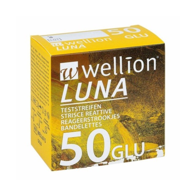 Wellion Luna 50 GLU - Ταινίες Μέτρησης Σακχάρου 50τμχ.