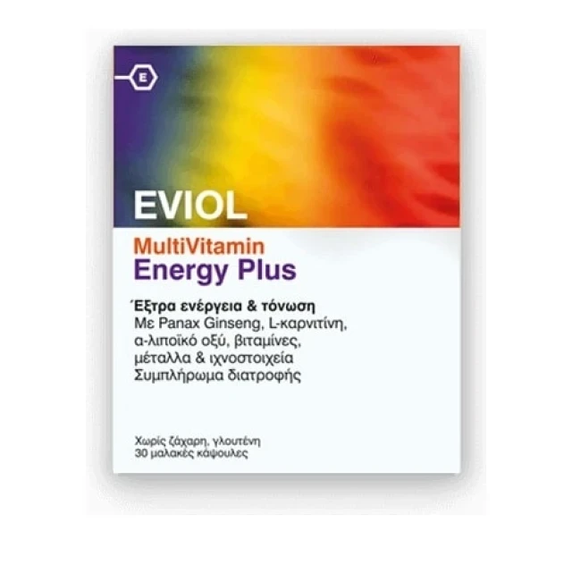 Eviol MultiVitamin Energy Plus 30 меки капсули