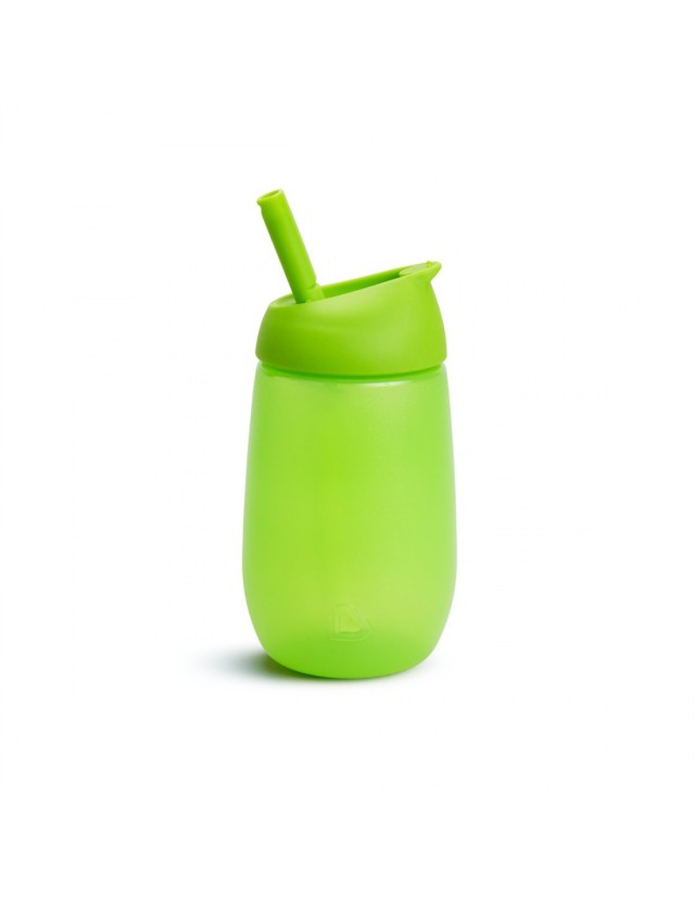 Simple Clean Straw Cup Green 296ml - Παιδικό κύπελλο με καλαμάκι