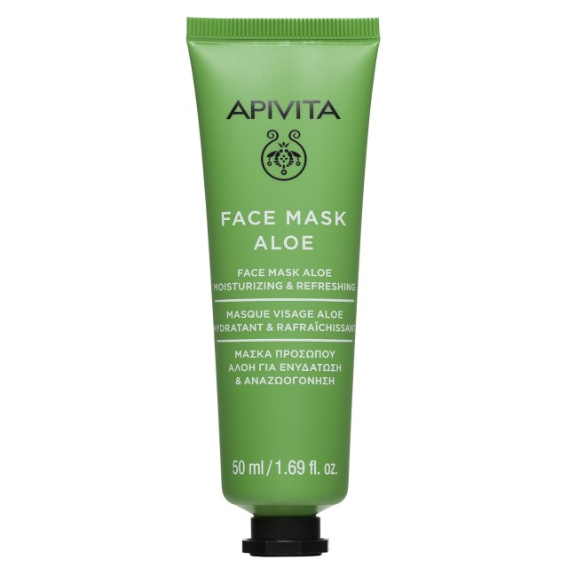 Apivita Face Mask with Aloe 50ml - Μάσκα Ενυδάτωσης Προσώπου με Αλόη