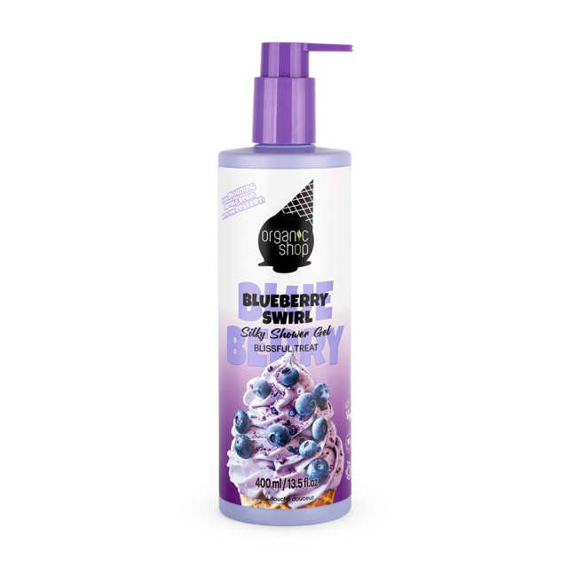 Natura Siberica Organic Shop Blueberry Swirl Shower Gel 400ml - Αφρόλουτρο Μύρτιλου
