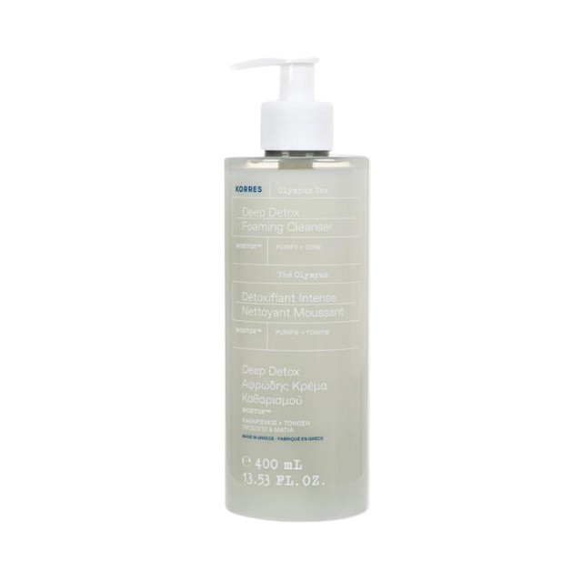 Korres Olympus Tea Foaming Cleanser 400ml - Κρέμα Καθαρισμού για Πρόσωπο & Μάτια