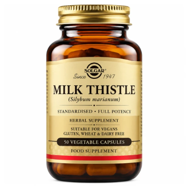 Solgar Milk Thistle 50 Vegetable Capsules