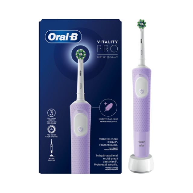 Oral-B Vitality PRΟ - Μωβ Ηλεκτρική Οδοντόβουρτσα