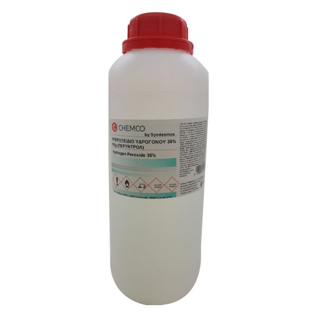 Chemco Hydrogen Peroxide 35% Υπεροξείδιο Υδρογόνου (Περυντρόλ) 1lt