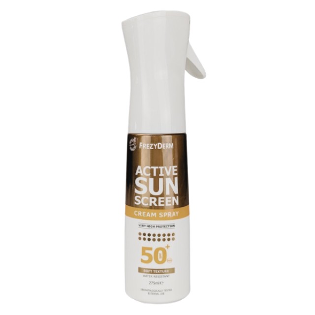 Frezyderm Active Sunscreen Cream Spray SPF50+ 275ml