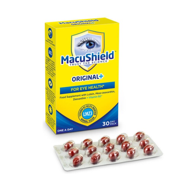 MacuShield Original Plus 30 κάψουλες - Συμπλήρωμα Διατροφής για την Υγεία των Ματιών