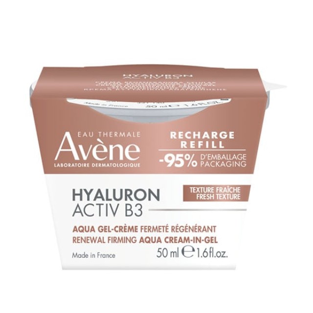 Avene Hyaluron Activ B3 Refill Aqua Gel Cream 50ml - Αντιγηραντική Κρέμα-Τζελ