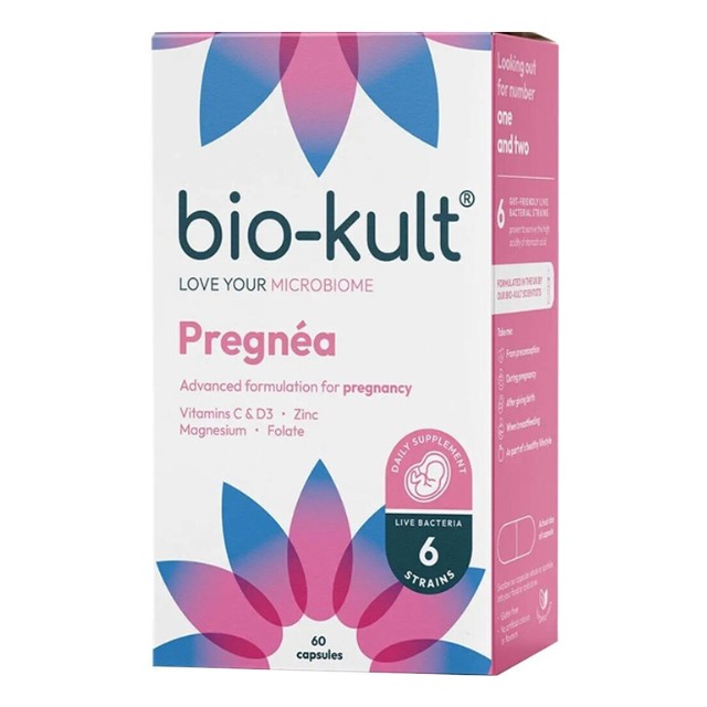 Bio-Kult Pregnea 60 κάψουλες - Φόρμουλα για την Υποστήριξη των Γυναικών Πριν, Κατά τη Διάρκεια και μετά την Εγκυμοσύνη
