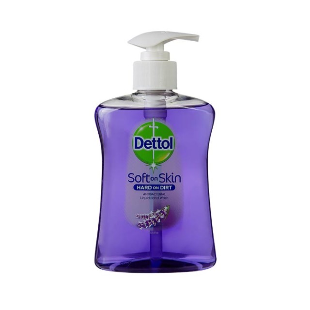Dettol Antibacterial Liquid Hand Wash Lavender 250ml – Αντιβακτηριδιακό Κρεμουσάπουνο με Λεβάντα & Εκχυλίσματα Σταφυλιού
