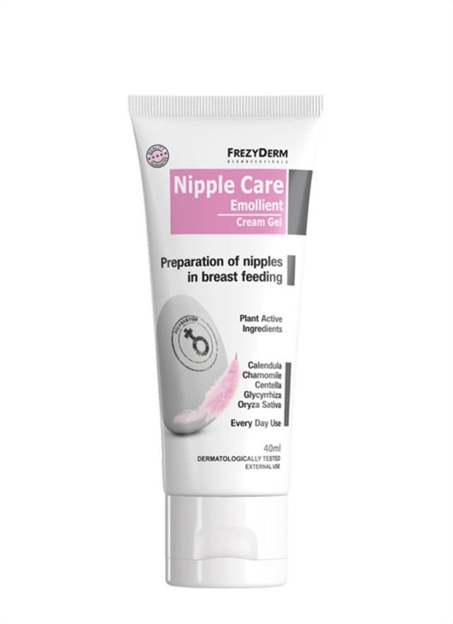 Frezyderm Nipple Care Emollient Cream Gel 40ml - Προστασία των Θηλών κατά την Κύηση-Θηλασμό