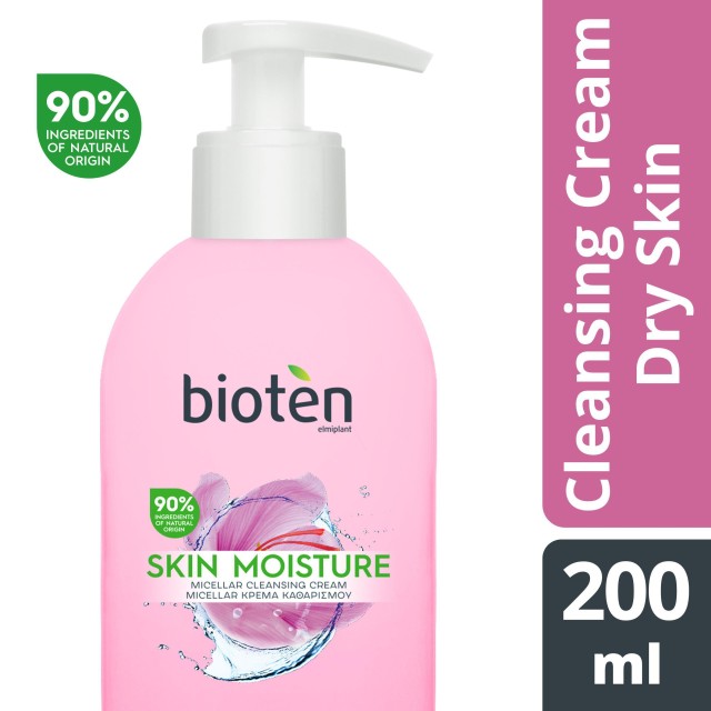 Bioten Cleansing Cream Skin Moisture Dry Skin 200ml - Κρεμώδες καθαριστικό προσώπου για ξηρό δέρμα