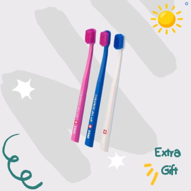 Με αγορά 2 προϊόντων Curaprox δώρο πολύ μαλακή οδοντόβουρτσα 5460