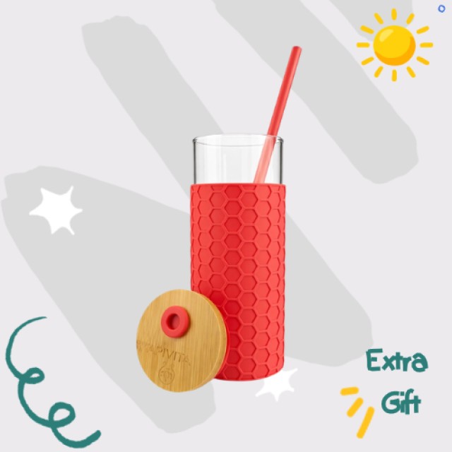 Με Αγορές 25€ και άνω Apivita Δώρο Παγούρι με Καλαμάκι